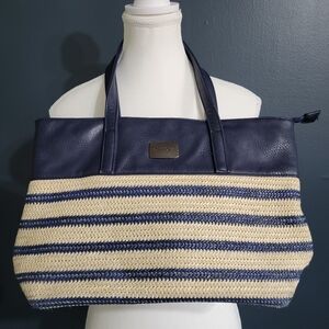 Daniele Donati Woven Striped Summer Shoulder Bag